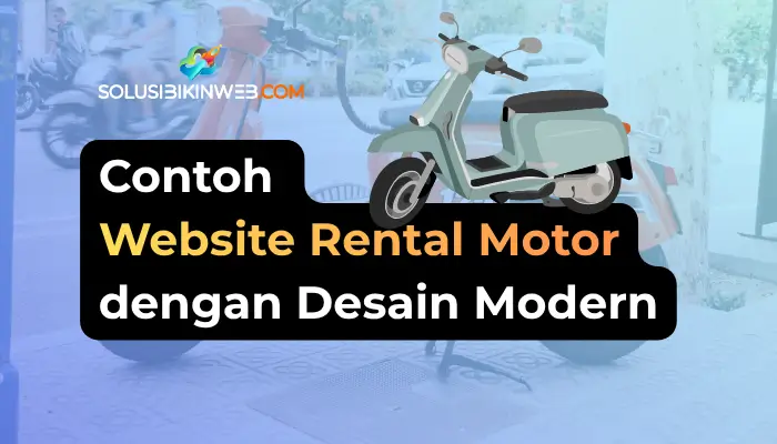 contoh website rental motor